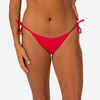 Bikini-Hose Damen seitlich gebunden - Sofy rot