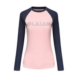 WOMEN’S CN TOP UV 100 SLIM PINK/NAVY