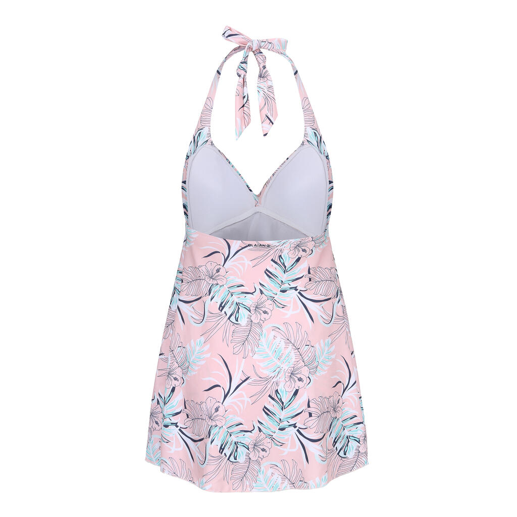 Maillot de bain 1 pièce robe femme - SUE PINK SNAKE