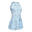 Women's one-piece skirt swimsuit - CN Amber 1P RUDDER BLUE