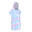 兒童款毛巾衣 500（110到135 cm）－藍色／粉紅色棕櫚款