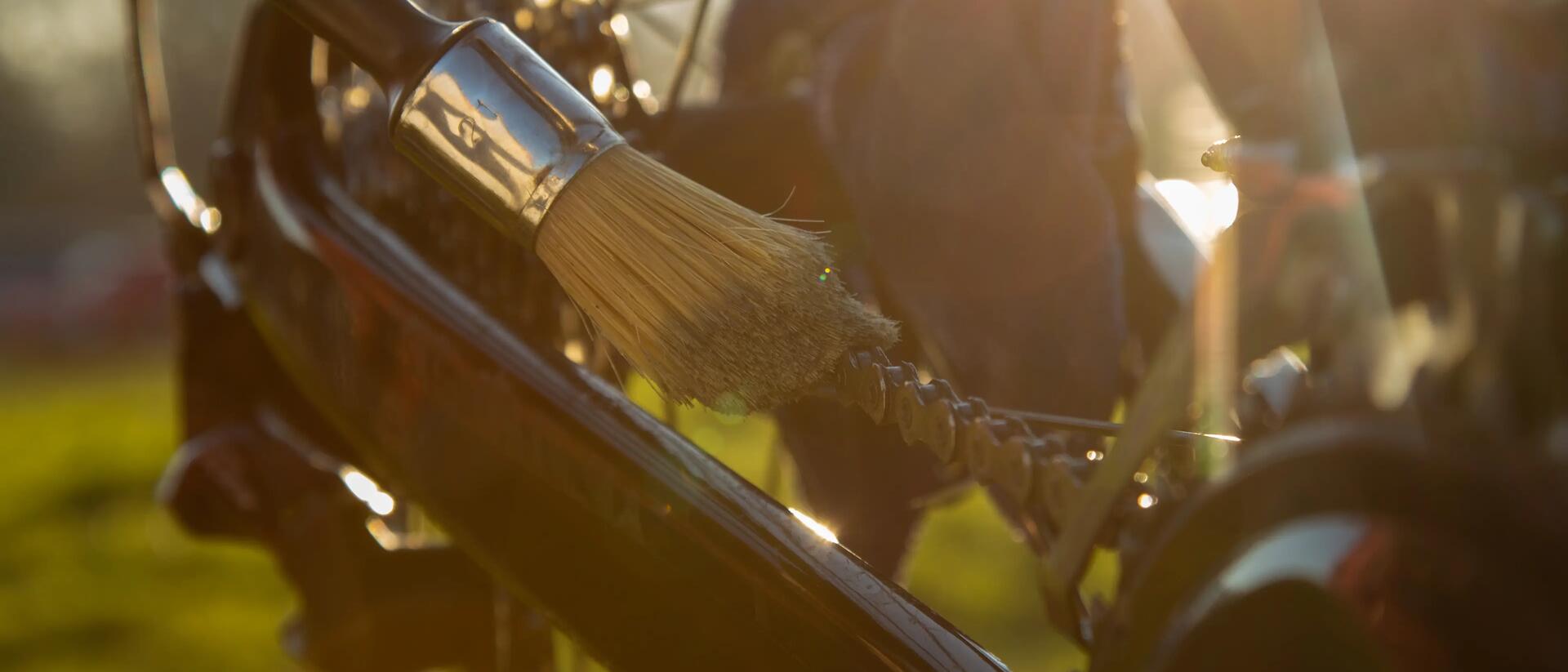 Degresează lanțul bicicletei cu un degresant vegetal
