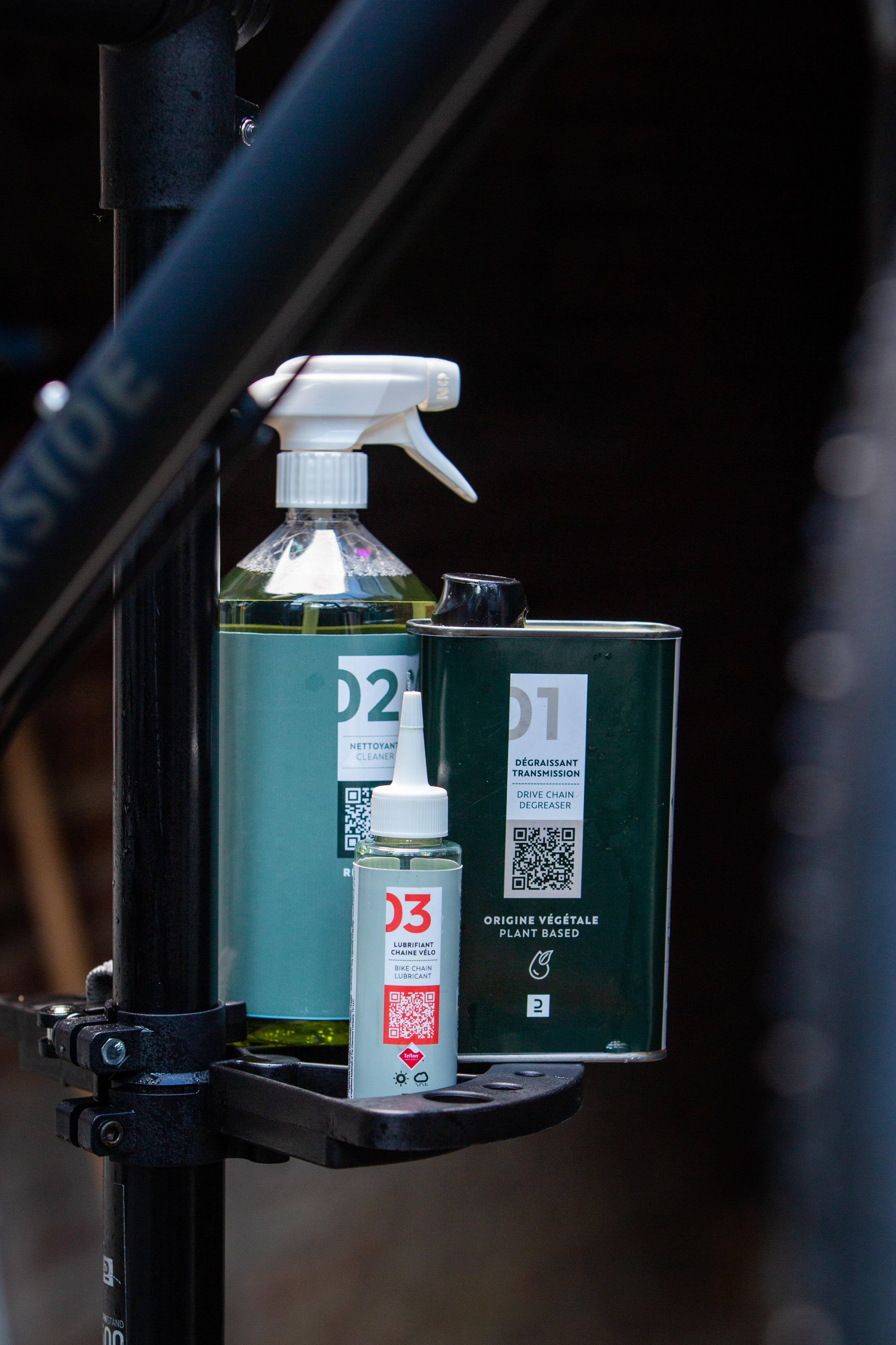 Bicycle Frame General Cleaning Spray Blue