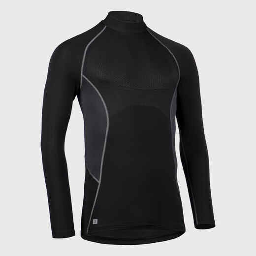 
      Men's Long-Sleeved Rugby Base Layer Top R500 - Black
  