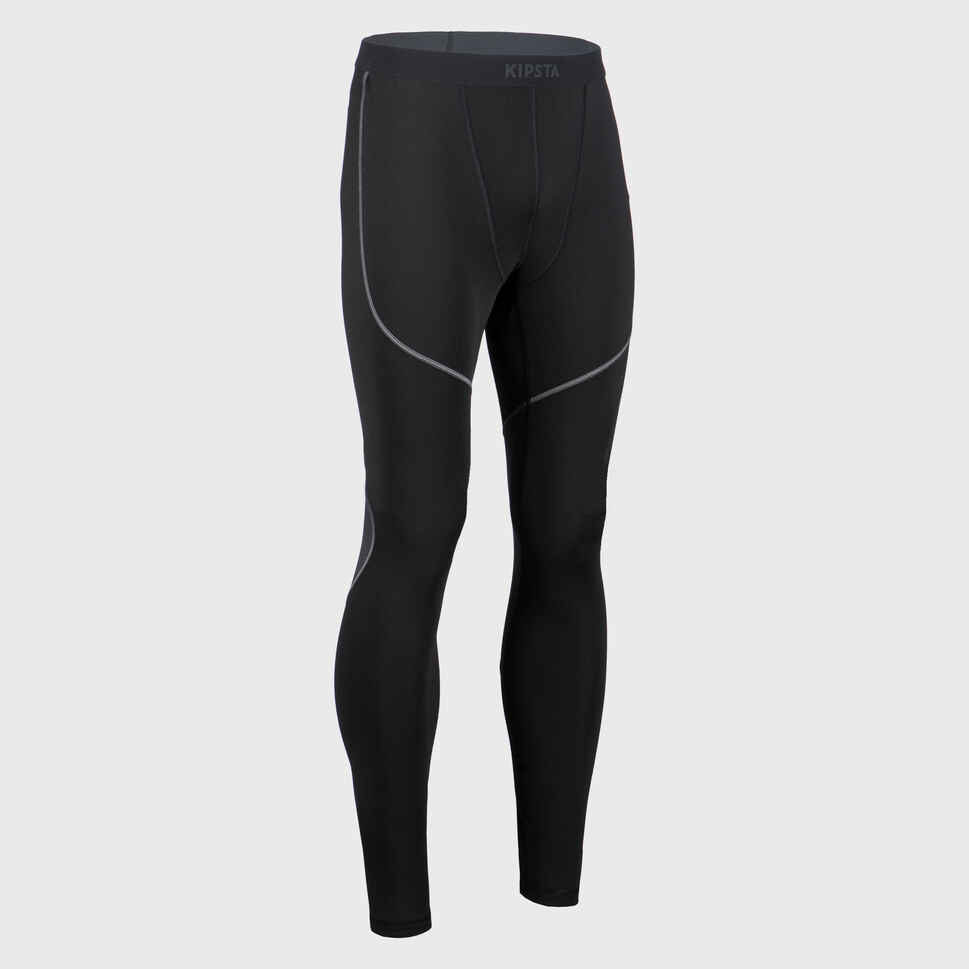 Damen/Herren Rugby Tights R500 schwarz OFFLOAD DECATHLON