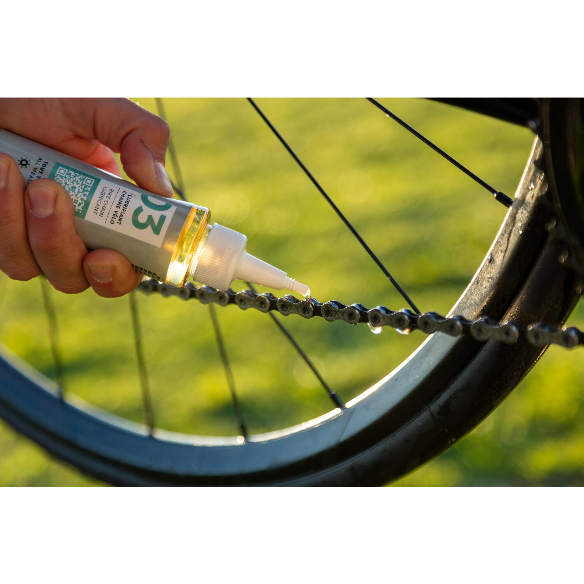 LUBRIFICANTE PER CATENE DI BICICLETTE PER TUTTE LE STAGIONI - 100ML