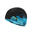 網眼泳帽 - 印花織物 - 黑藍迷彩