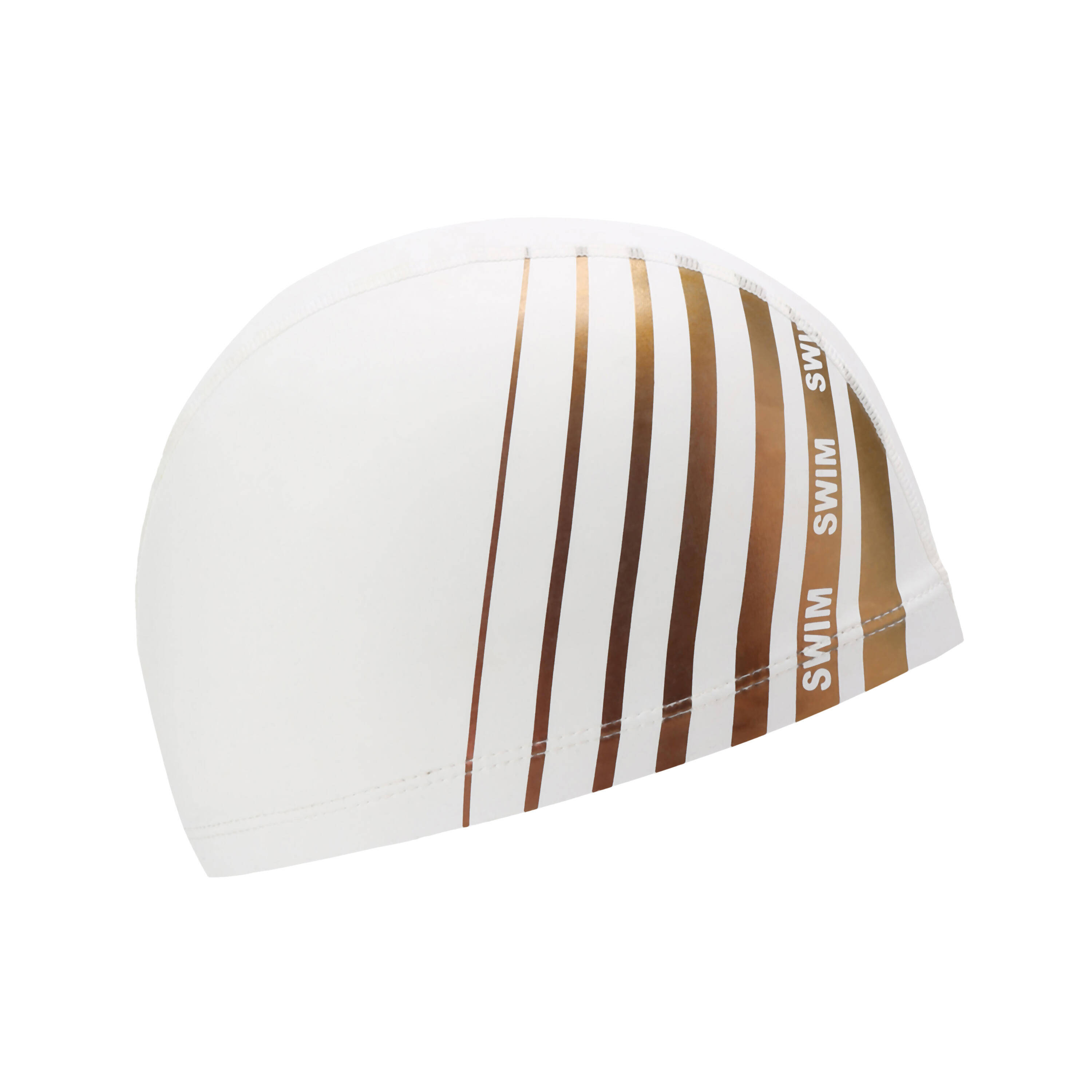 Adult Swimming Cap Silimesh 56-60 Cm Line White -  4