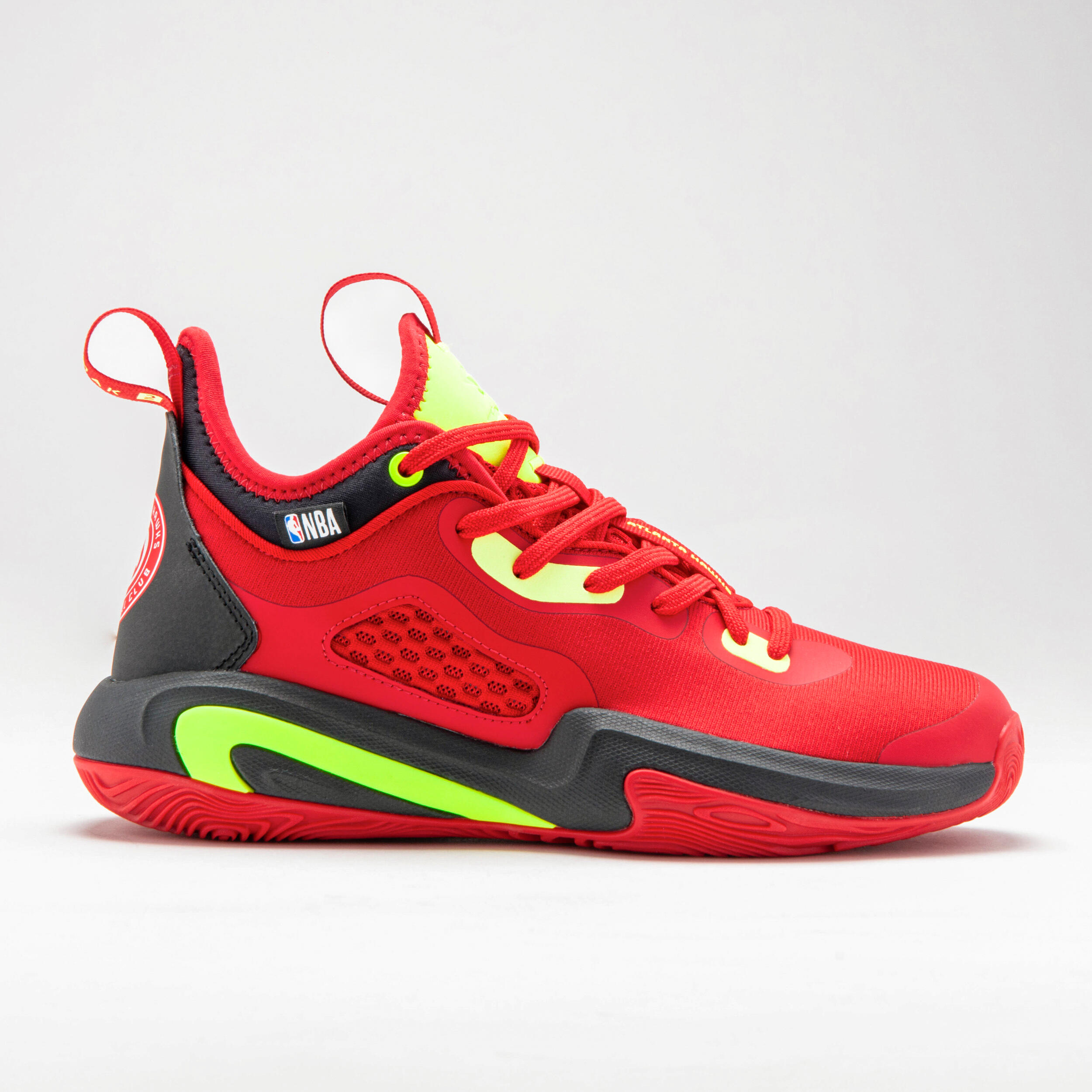 Girls/Boys' Basketball Shoes SE900 Mini Me NBA - Red/Atlanta Hawks 1/16