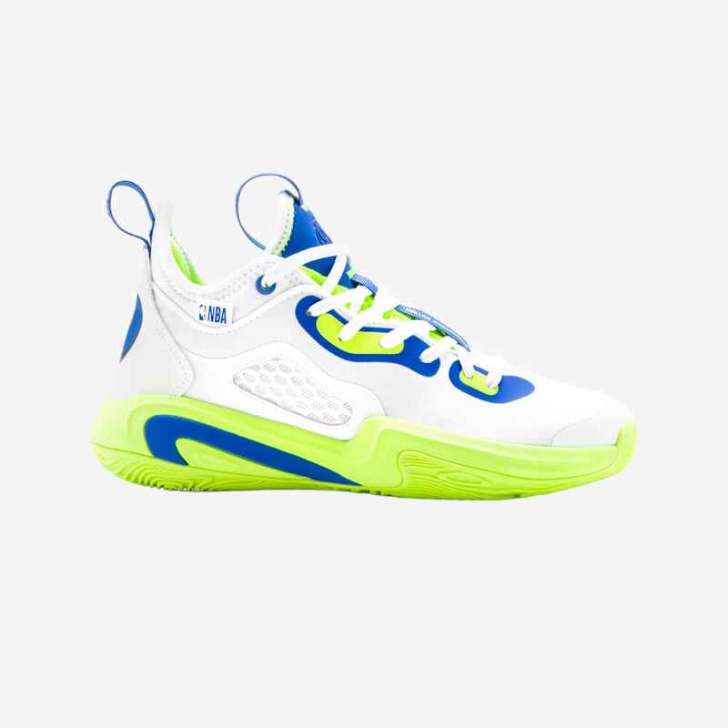 Basketballschuhe SE900 MINI ME NBA Mavs Kinder Jungen/Mädchen weiss