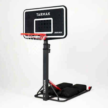 Canasta de baloncesto plegable sobre ruedas regulable de 2,40 m a 3,05 m - B100 Easy Box