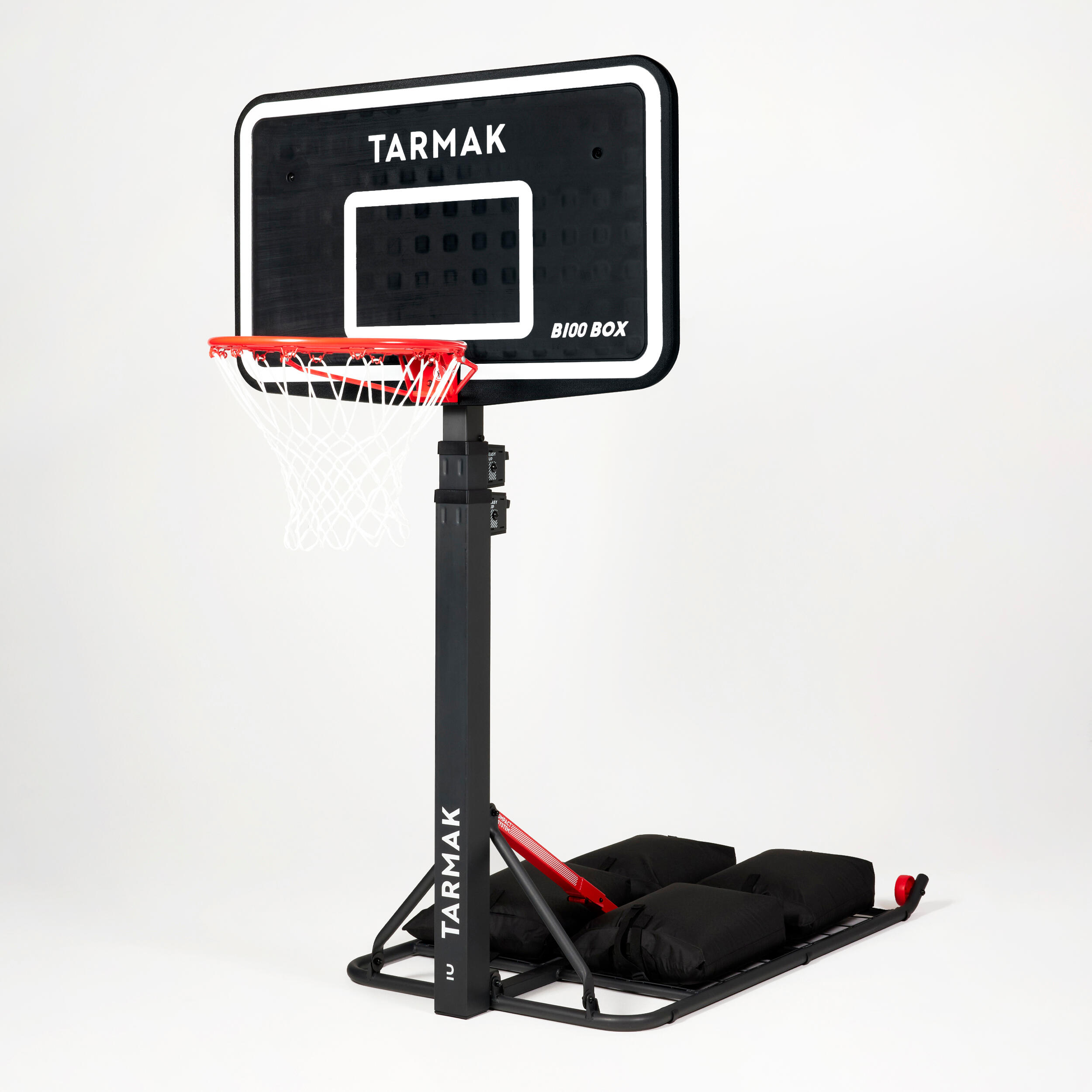Canasta de baloncesto plegable sobre ruedas de 2,40 m a 3,05 m - B100 Easy Box 2/16