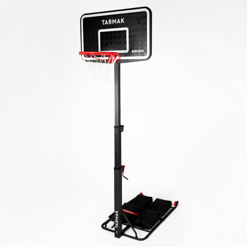 Kosárlabdapalánk, 240 és 305 cm között állítható, összecsukható - B100 Easy Box 