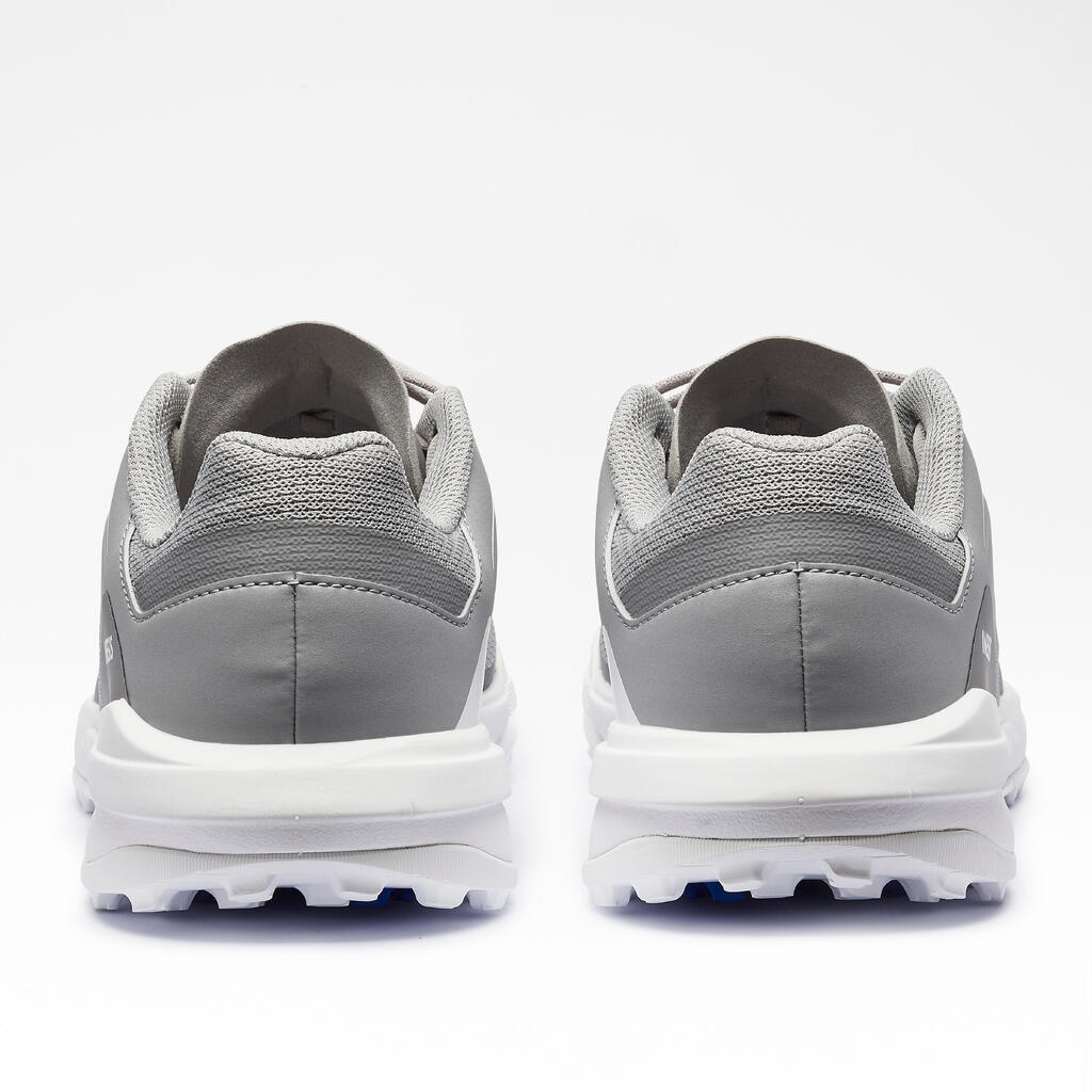 Pánska priedušná golfová obuv WW 500 sivá