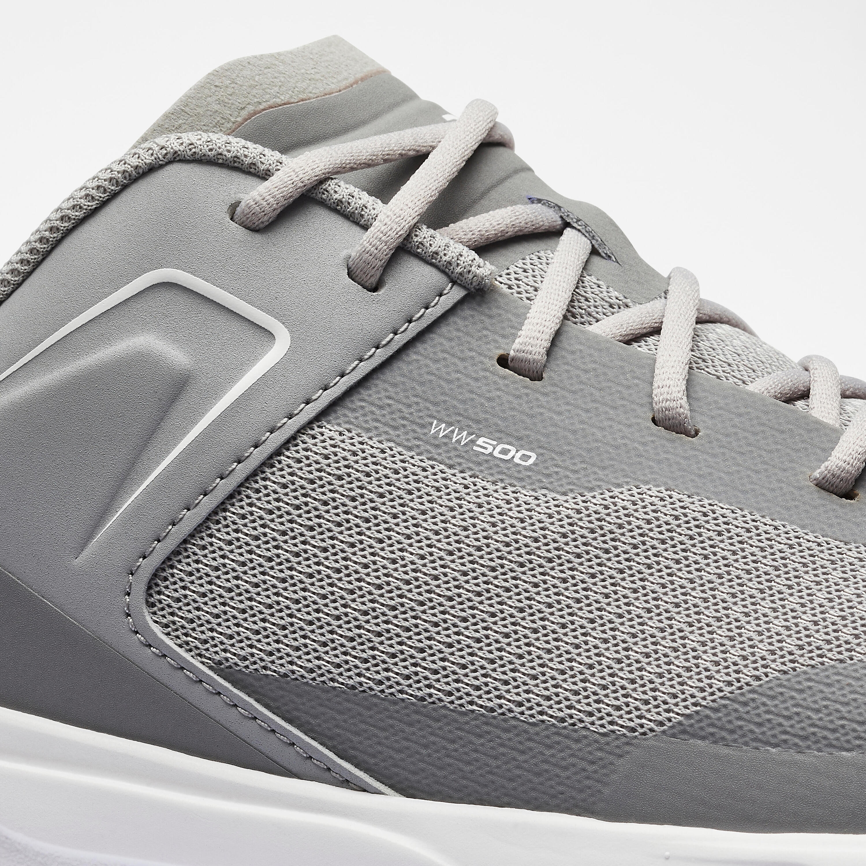 Men's Breathable Golf Shoes - WW 500 Grey 4/5