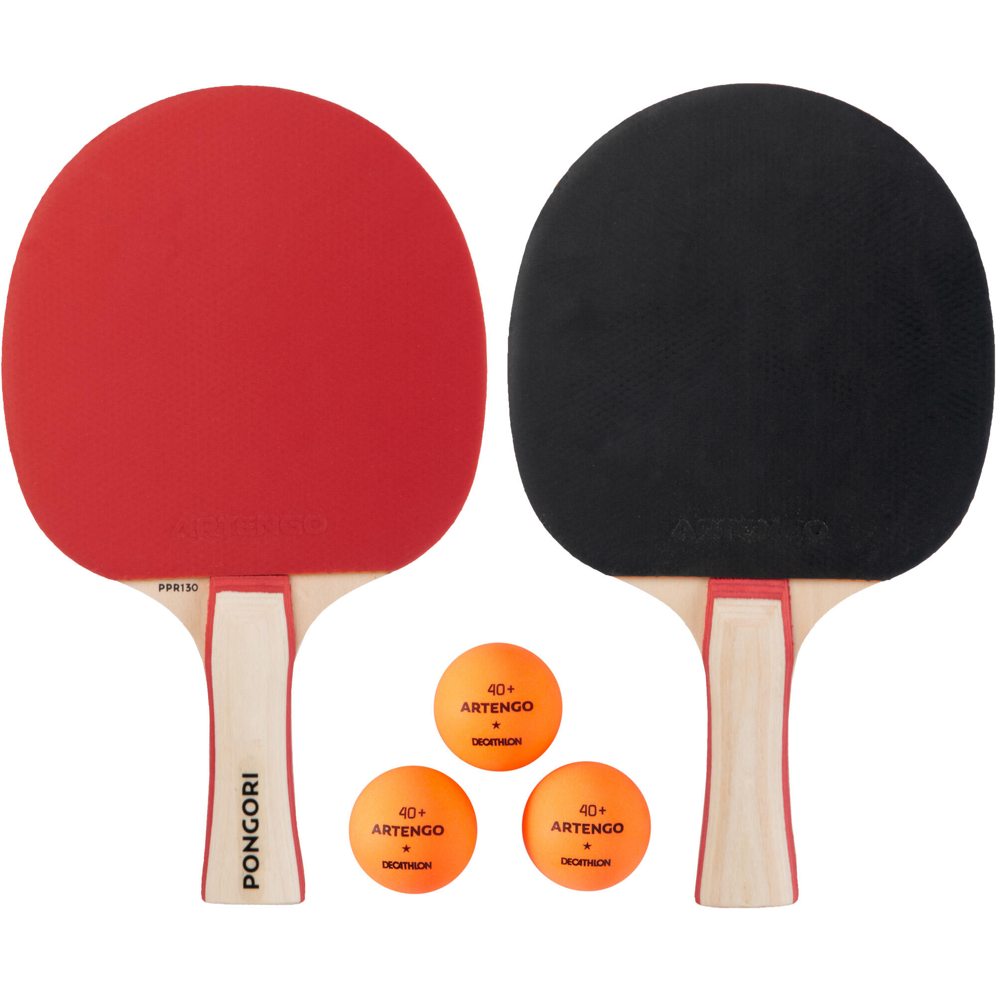 Cribun All-in-ONE Ping Pong Set Includes Ping Pong Net for Any Table, 1 Retractable  Net + 2 Paddles + 3 Balls, Home Indoor or Outdoor Play 