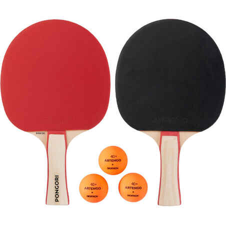 Kit de raquetas y pelotas de ping pong - Pongori Ppr130