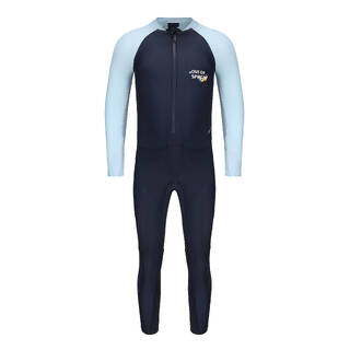 Boys’ long sleeve swimsuit - UV Combiswim 100 - SPACE BLUE