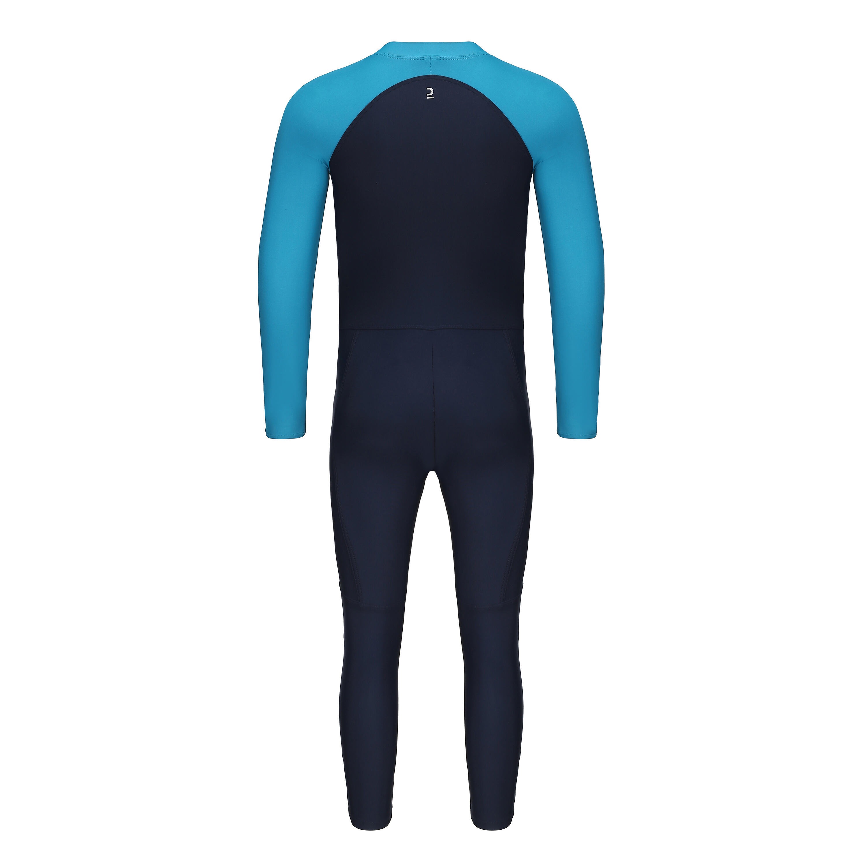 Boys long sleeve swimsuit UV Combiswim 100 DINO NAVY