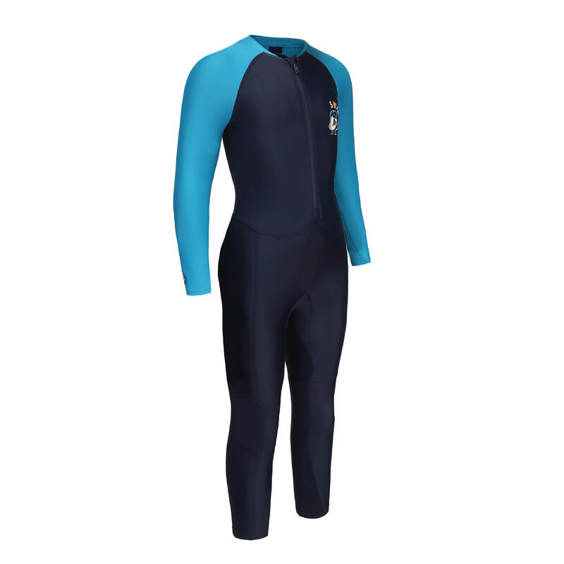 Boys' long sleeve swimsuit - UV Combiswim 100 - SPACE - Decathlon