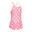 Lila 100 Girls Swimming One-Piece Swimsuit/Skirt - Pink