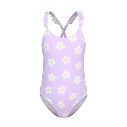 Maillot de bain de natation 1 pièce Fille enfant Lila marg lilas