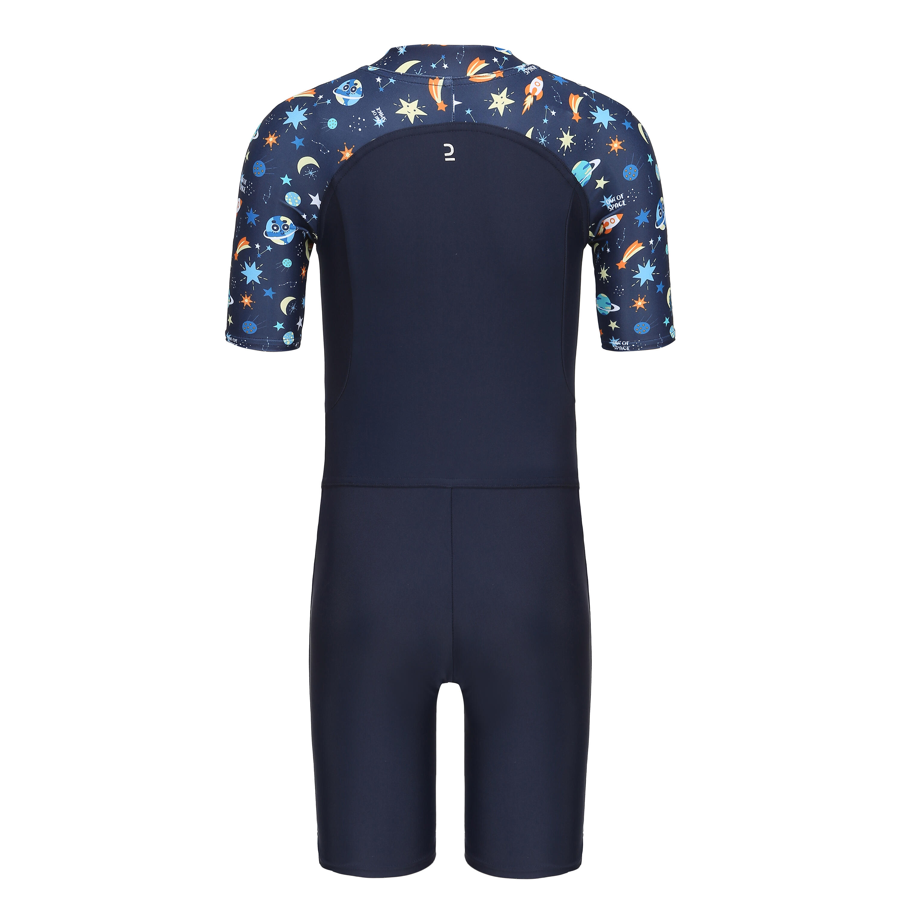 Boy's Wetsuit - Shorty 100 Short Sleeved -PLANET navy - Decathlon