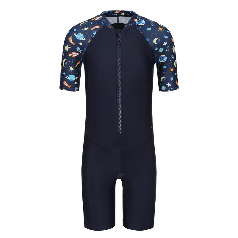 Boy's Wetsuit - Shorty 100 Short Sleeved -PLANET navy