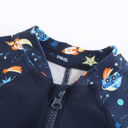 Boy's Wetsuit - Shorty 100 Short Sleeved -PLANET navy