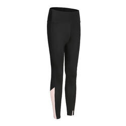 BAS DE MAILLOT DE BAIN LEGGING AQUAGYM-AQUABIKE FEMME NOIR ROSE