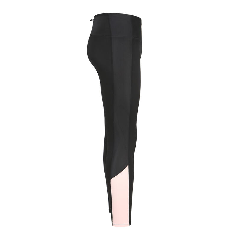 BAS DE MAILLOT DE BAIN LEGGING AQUAGYM-AQUABIKE FEMME NOIR ROSE