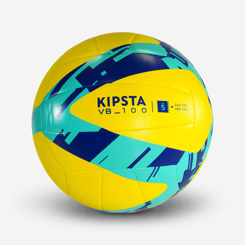 BALLON D'INITIATION AU VOLLEY-BALL V100 JAUNE