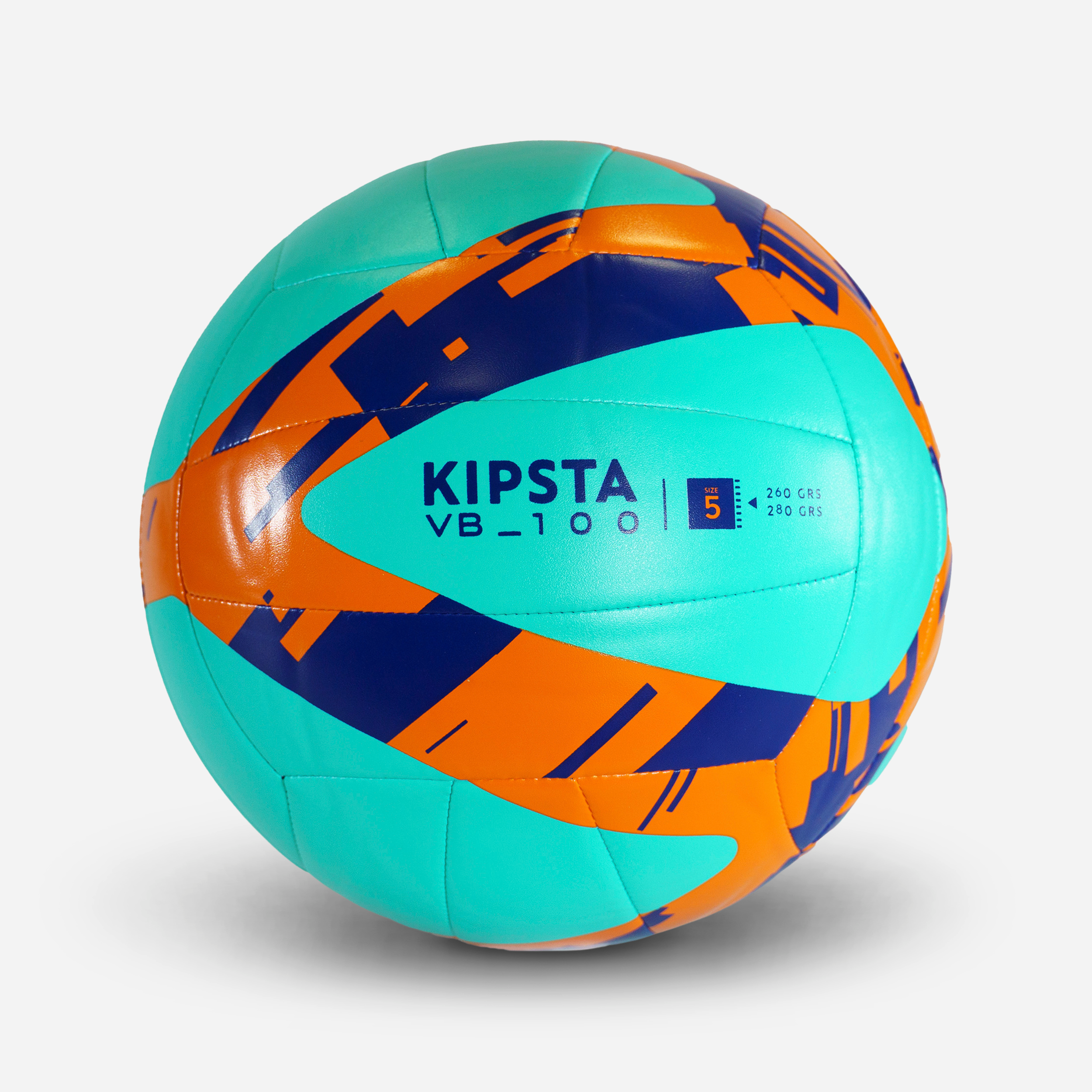 Ballon d'initiation au volley-ball v100 bleu turquoise - Volley-ball - ALLSIX- Clubs - Entreprises - Collectivités - Associations