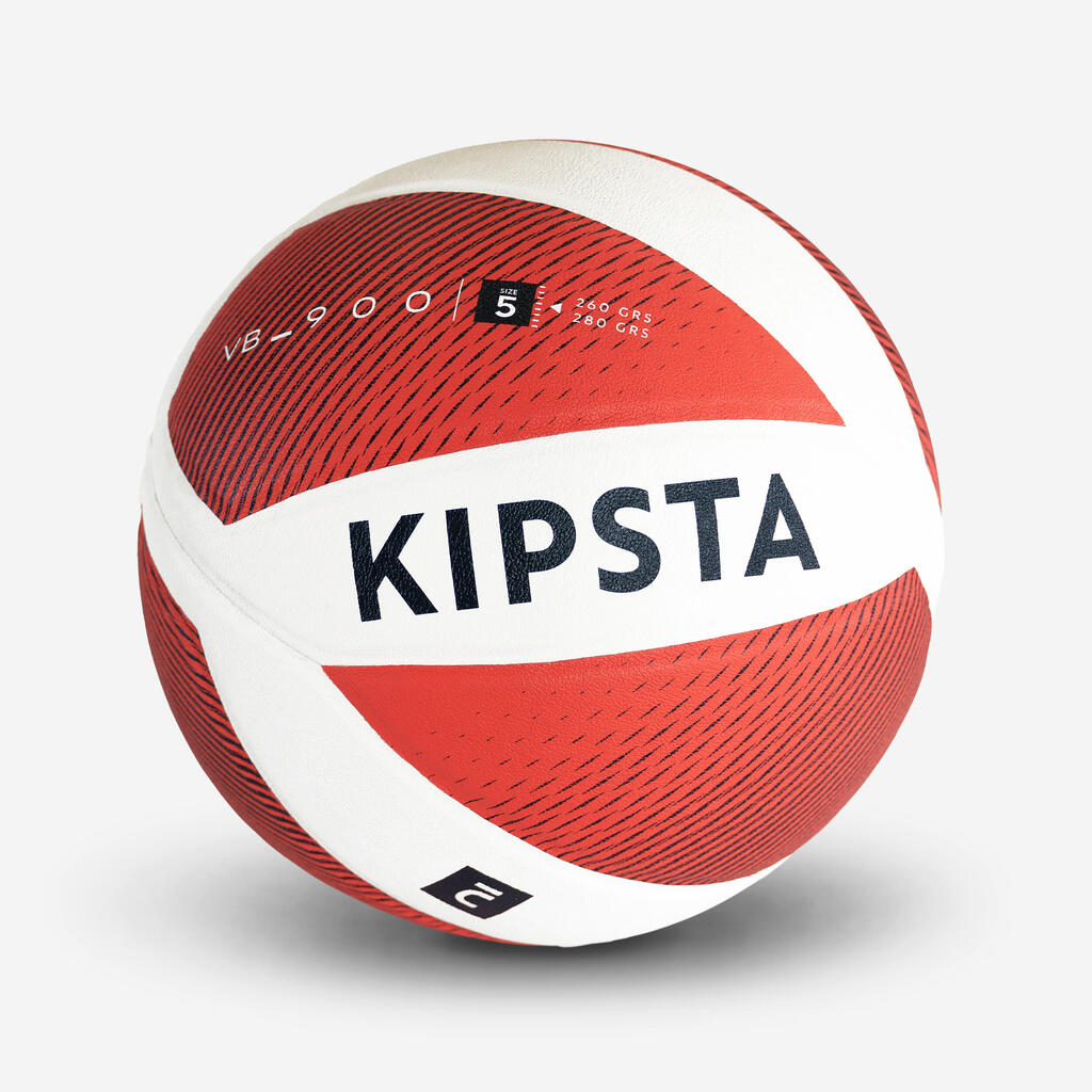 Volejbalová lopta V900 bielo-červená