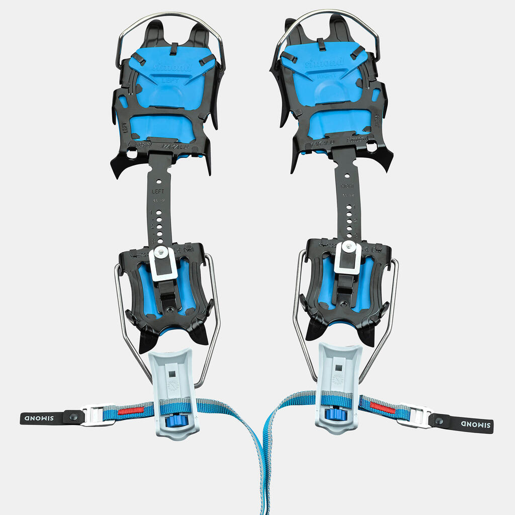 12-point mountaineering CRAMPONS- MAKALU SEMI-AUTOMATIC / AUTOMATIC