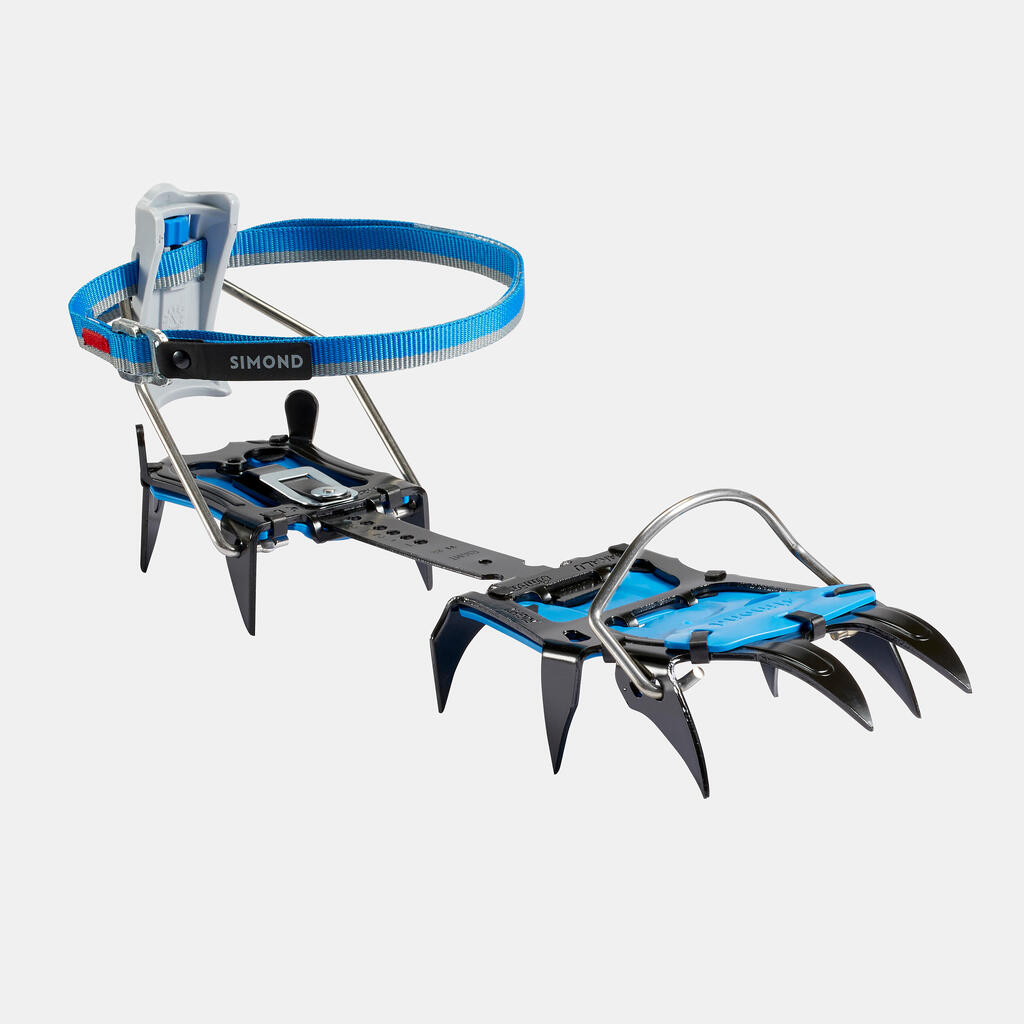 12-point mountaineering CRAMPONS- MAKALU SEMI-AUTOMATIC / AUTOMATIC