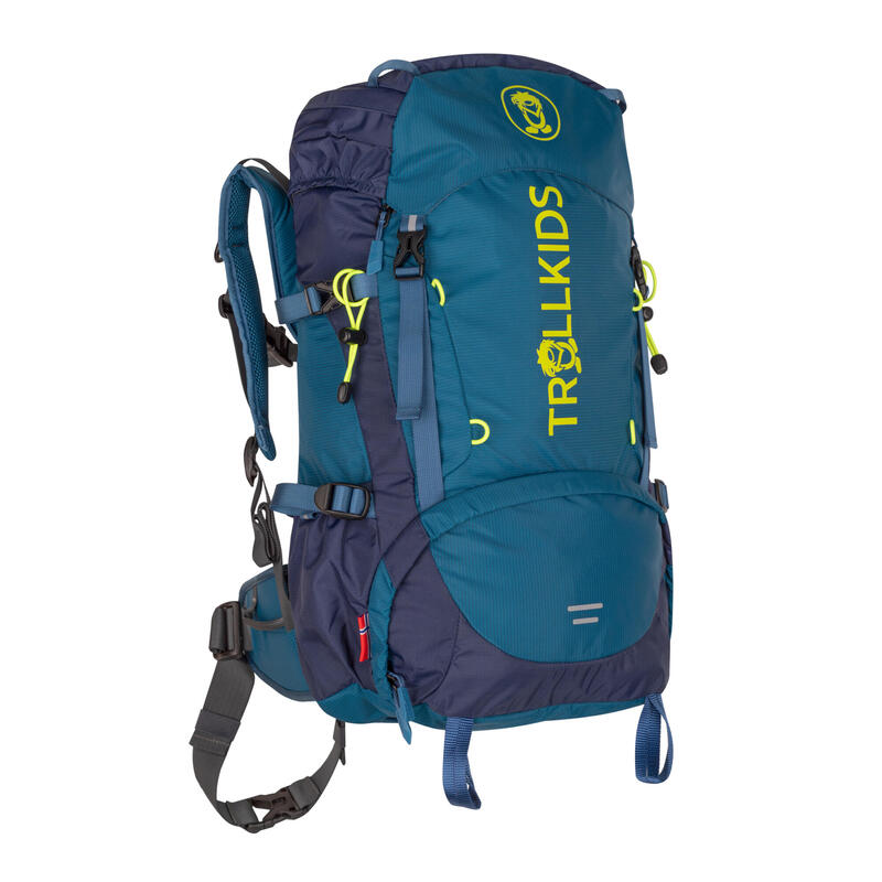 SAC À DOS RANDONNÉE ENFANT 30L - TROLLTUNGA TROLLKIDS BLEU/VERT