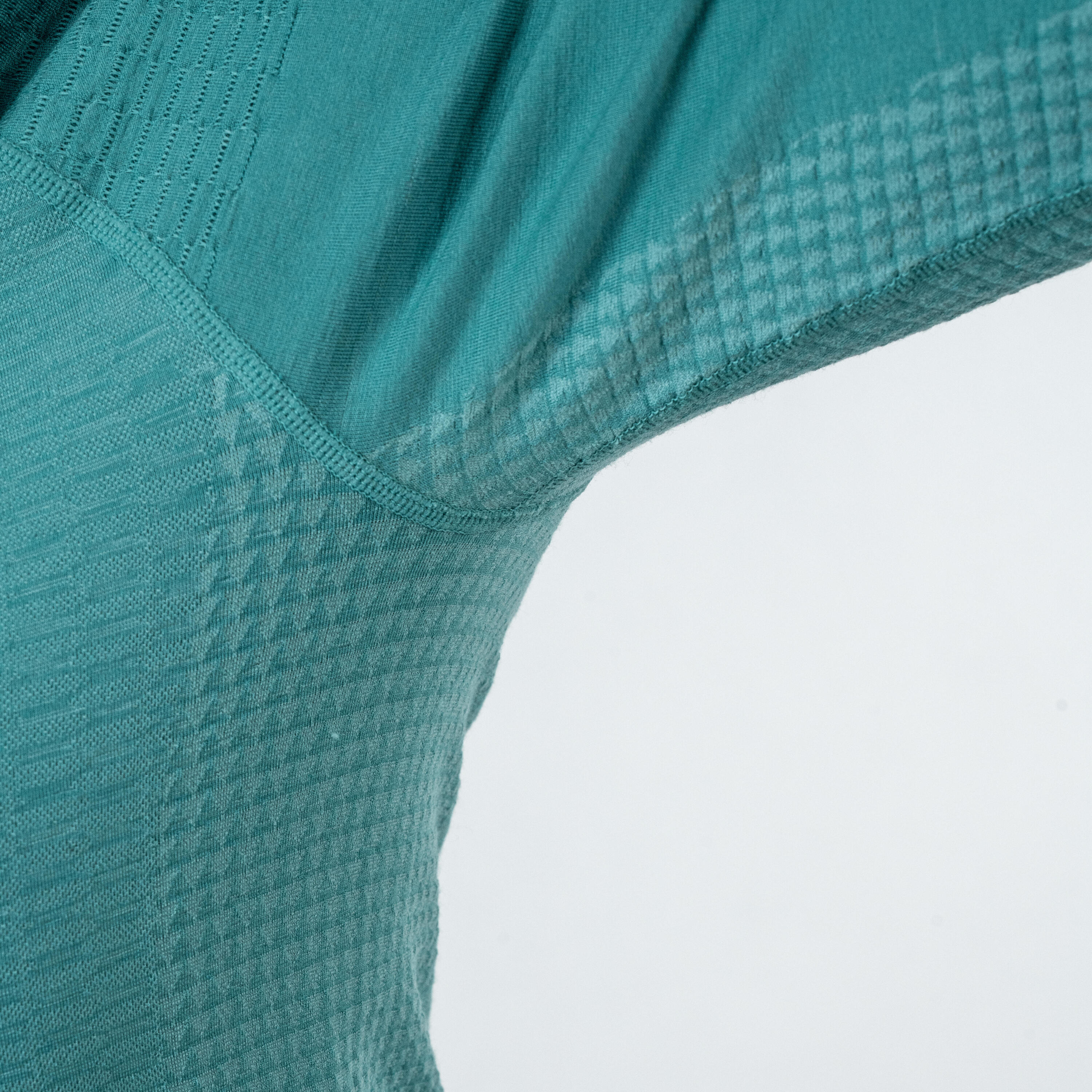 Women's Short-Sleeved Cycling Jersey GRVL900 (48% Merino) - Blue  7/10