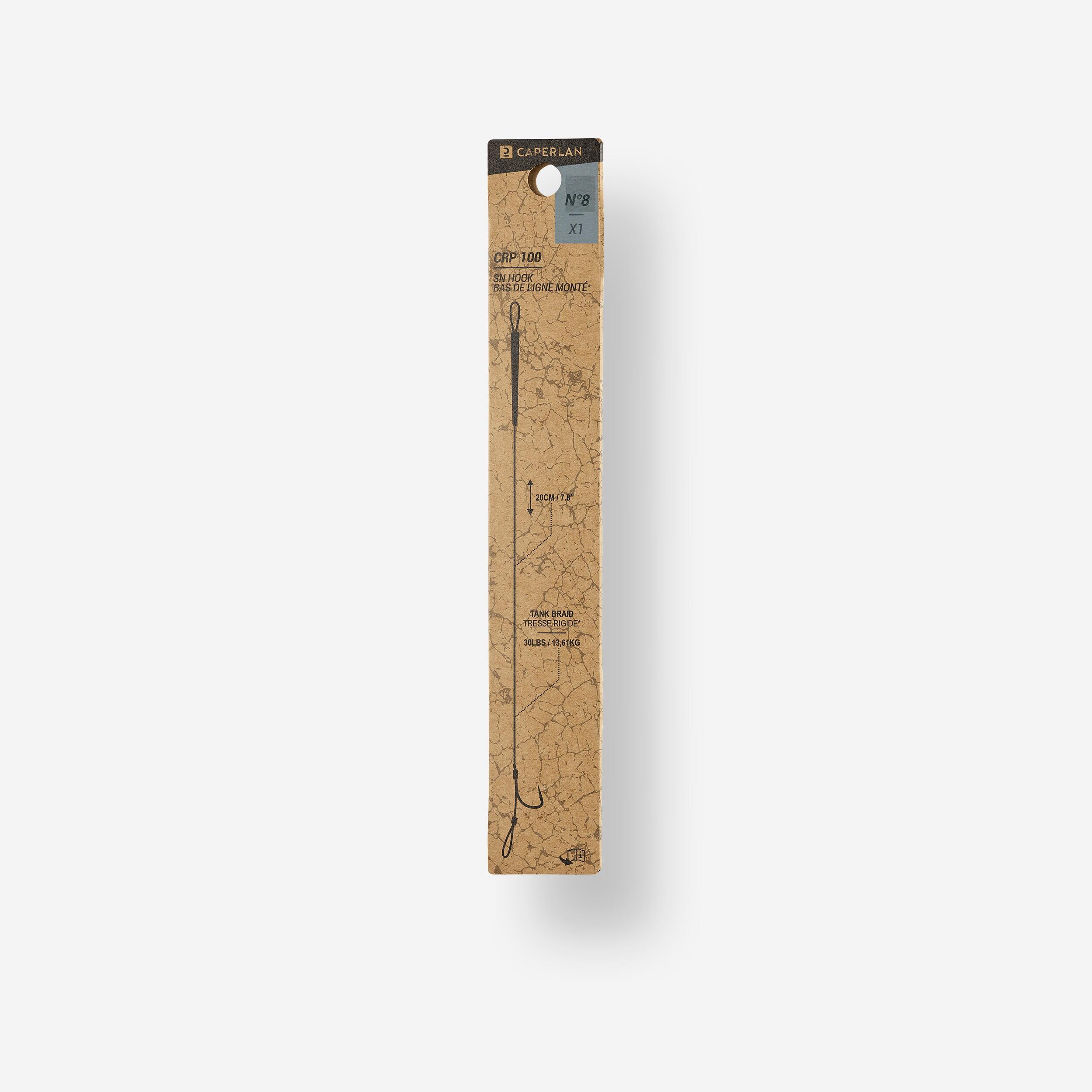 Caperlan - Sn Hook 100 Bas De Ligne Monté Pêche De La Carpe - Bas De Ligne - Peche - - 2 - Decathlon