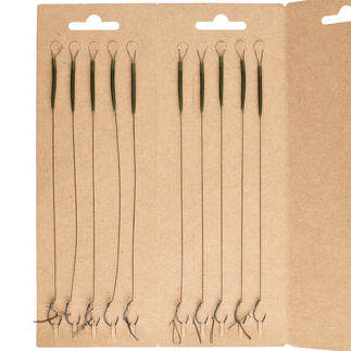 Bas De Ligne Hameçon Carpe 18 Pièces - Tailles 6# 8# 10# Avec Stoppeurs Bouillettes