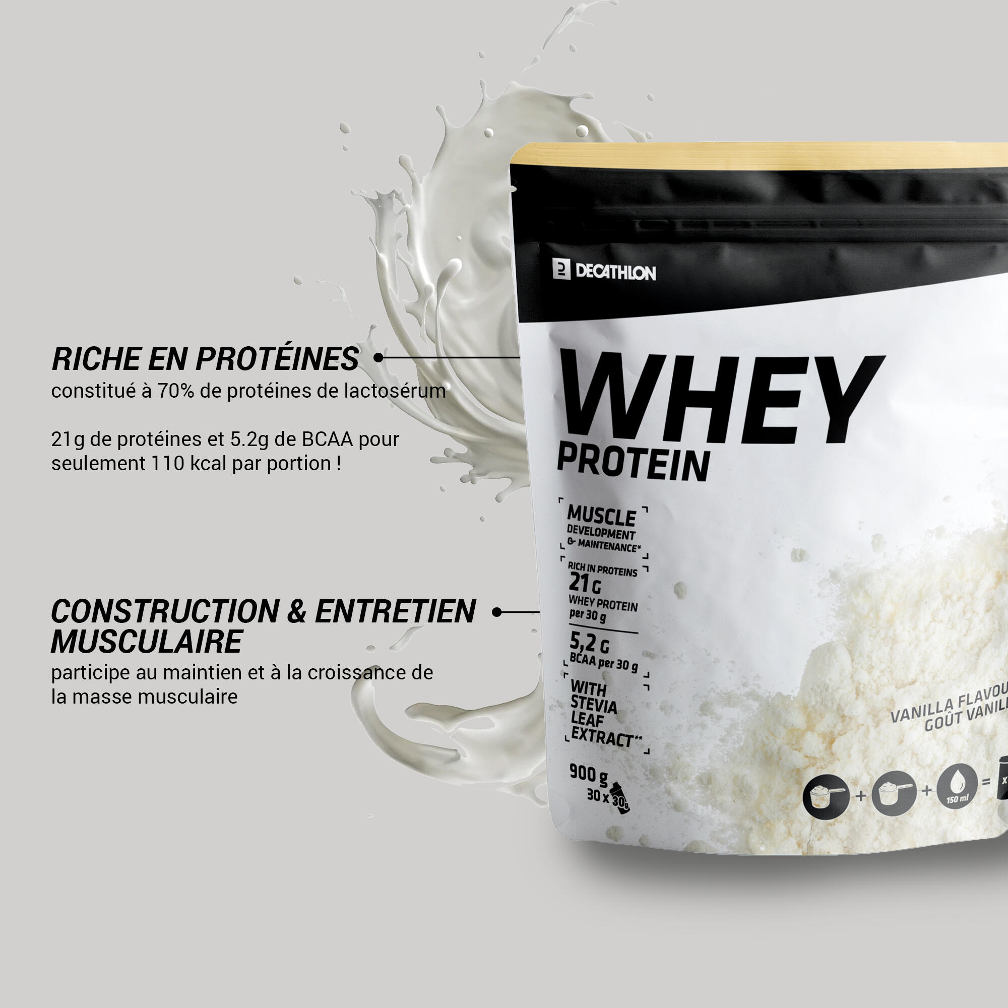 Whey Protein 900 g gusto vaniglia 5/5
