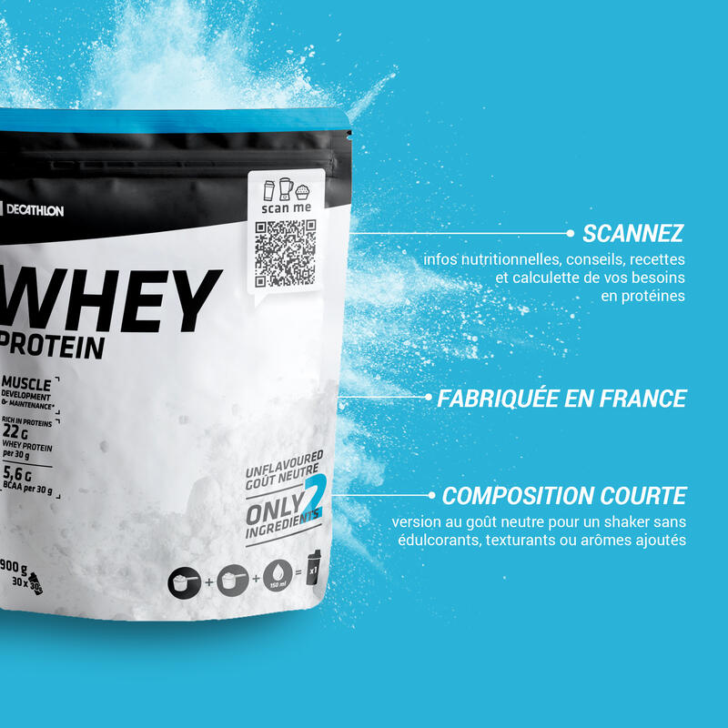 Whey Protein 900g - Unflavoured