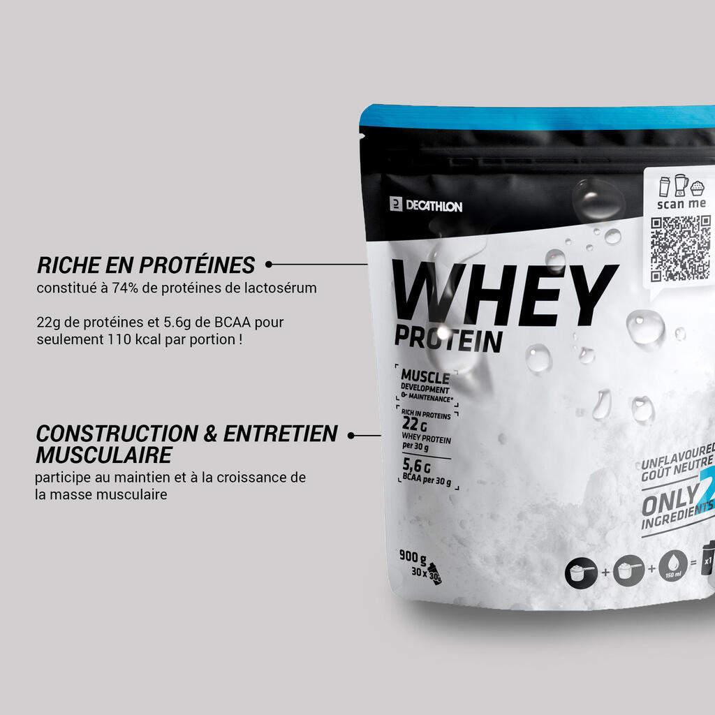 Whey Protein 900g - Unflavoured