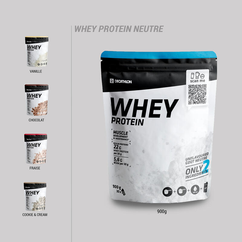 Proteine WHEY gusto neutro 900g