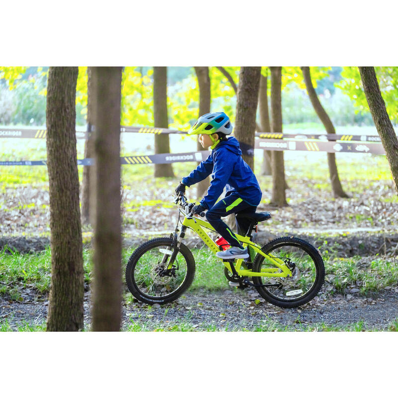 6-9 歲青少年登山車 ST900 萊姆黃綠色