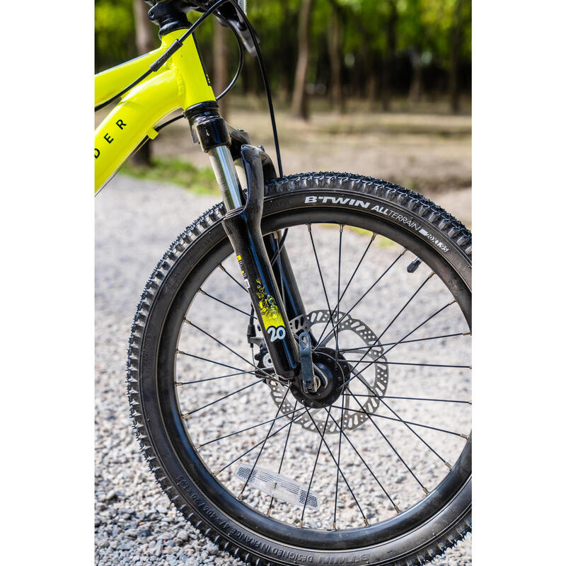 JR Mountain bike ST900 6-9Y Lime yellow Cn