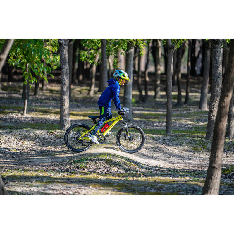 6-9 歲青少年登山車 ST900 萊姆黃綠色