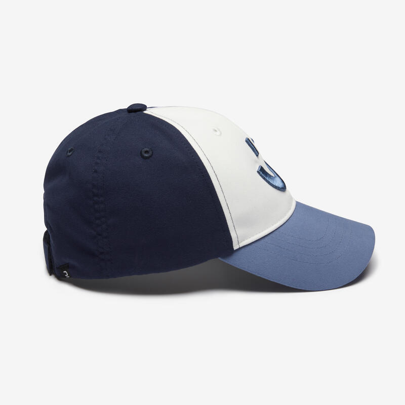 兒童遮陽帽 W500－藍色／白色