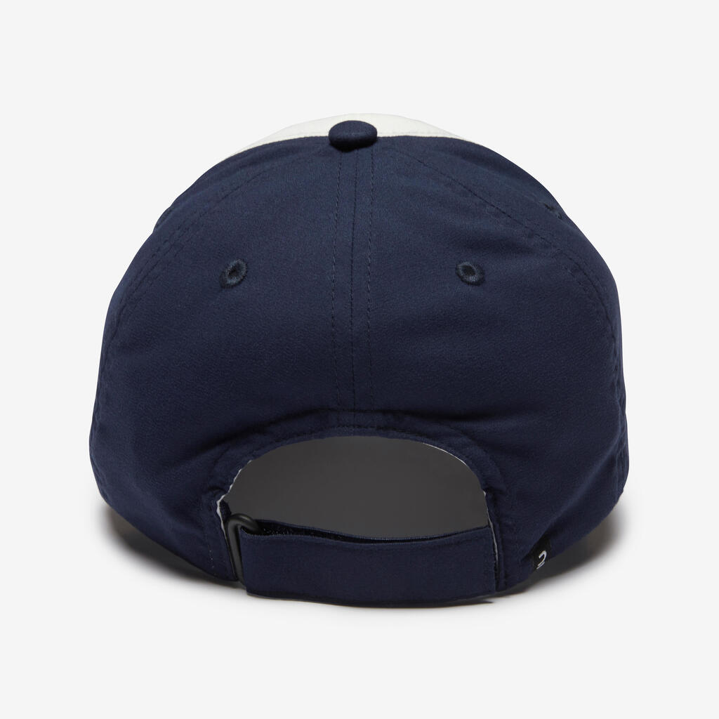 Casquette enfant respirante réglable mixte, bleu blanc