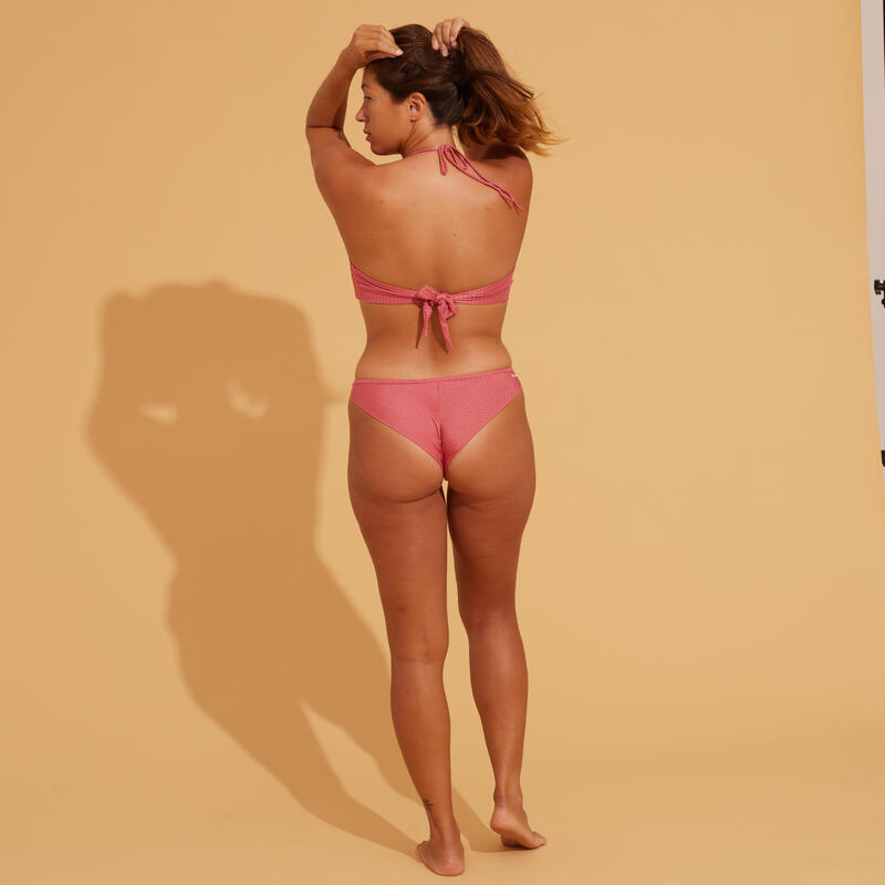 Bikini-Oberteil Bandeau Laura mit herausnehmbaren Formschalen rosa